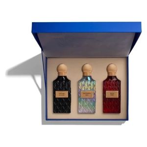  Ibraheem Al.Qurashi Diamond Collection Blue Box 3-in-1 perfume Set for Unisex 