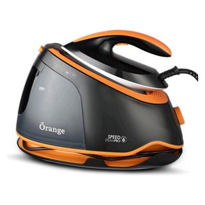 مكواة بخارية اورنج - ضغط السخان 8 بار - 1.5 لتر - 3000 واط - O-DST-3000W-BO - اسود