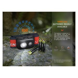  Fenix light HL16 - Rechargeable Headlamp - Black 