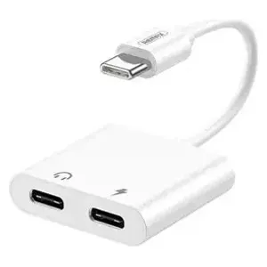 Remax RL-LA11a Adapter - Compact design and stable data transfer - Supports fast charging and audio syncing - White