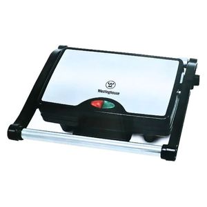 Westinghouse WKCG053EU - 2 Slice Panini Grill - 900 W - Black & Silver 