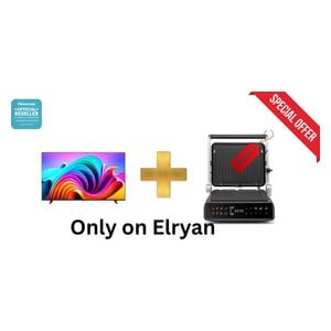  Hisense 75-Inch 75A6500N Series - Smart - 4K - 60Hz + Hisense HCG2000D - Barbecue Grill - 2000 W - Black 