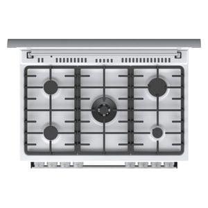  طباخ جورنجي غازي - 5 مشاعل - GGI9C21W - ابيض 
