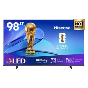  شاشة هايسنس - 98 انش - 4K - QLED - سمارت - 144 هرتز - فيدا - 98Q6Q - أسود 