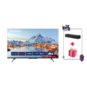  Skyworth 58SUE9350F - 58 " - Smart - 4K - LED TV + Skyworth LH LP-S3 - Soundbar Speaker + Free Gift 