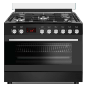 Morpho FC-SL960-FB - 5 Burners - Gas Cooker - Black