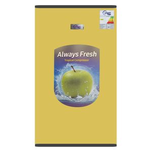  Smart Tajer MOD-306-G - 1-Door Refrigerator - 6 ft - Gold 