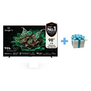 TCL 98-Inch C8K Series - Smart - 4K - Mini LED - 144Hz - 2025 Model + Free Gift
