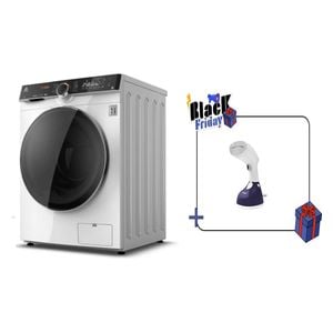 غسالة الحافظ فتحة امامية - 12 كغم - 12FL81 - ابيض + مكواة بخار محمولة  أورو - 1630 واط - 208 مل - ORHST101 - بنفسجي