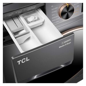 TCL C2110FLG - 10/6 Kg - Front Loading Washing Machine - 1200 RPM - Gray