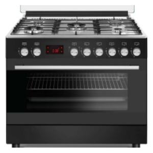 Morpho FC-SL960-MBS - 5 Burners - Gas Cooker - Matt Black