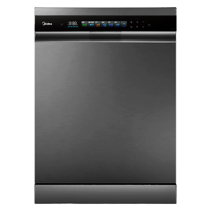  Midea WQP15-WU7633GUR(BS) - Dishwasher - 15 Sets - 8 Programs -  Gray 