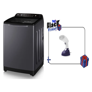 غسالة ملابس الحافظ فتحة علوية - 18TL61 - بحجم 18 كغم - فضي + مكواة بخار محمولة من أورو - 1630واط - 208 مل - ORHST101 - بنفسجي