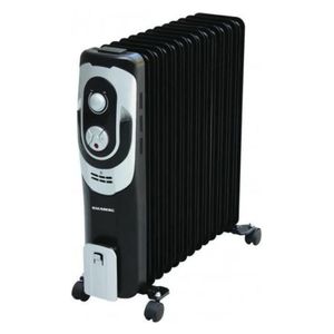 Hausberg HB-8930NG - Oil-filled Radiator - 2500 W - Black