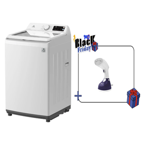 Alhafidh WMHA-1688WTL61 - 16Kg - Top Loading Washing Machine - White + Oro Portable Steam Iron - ORHST101 - 1630W - 208Ml - Purple