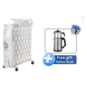  Galaxy GHO-10-NF - Oil-filled Radiator - 2900 W - White + 