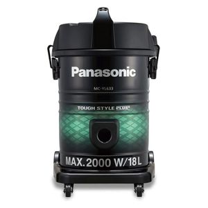  مكنسة باناسونيك كهربائية اسطوانية - 2000 واط - 18 لتر - MC-YL633GH47 - اسود 