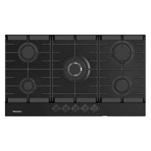 Morpho CB950GFS(BG) - 5 Burners - Gas Cooker - Black Glass