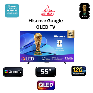  Hisense Q61Q - 55 Inch - 4K UHD AI Upscaling - Dolby Vision -120 Motion rate  - VIDAA U6 - Black 