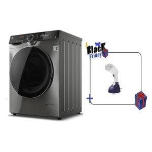 غسالة الحافظ فتحة امامية - 12 كغم - 12FL81 - ابيض + مكواة بخار محمولة من أورو - 1630واط - 208 مل - ORHST101 - بنفسجي