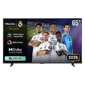  شاشة هايسنس - 65 انش - 4K - QLED - 144 هيرتز - فيدا - Q71Q - أسود 