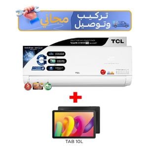 TCL TAC-24CHSD/MAX - 2 Ton - Wall Mounted Split - White - Inverter Pro - AMP Control + TCL Tab 10 + Free Installation