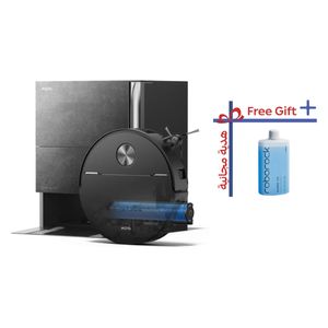  MOVA Z70-Ultra-Roller-Complete - Smart Robot Vacuum Cleaner - 36000 Pa - 6400 mAh - Black + Roborock Cleaning Solution - 1L Capacity - Suitable for use with all types of devices. 