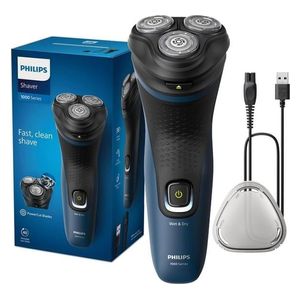 ماكنة حلاقة فيليبس - S1151 -  للاستخدام الرطب والجاف - اسود