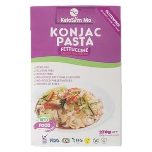  KETOS Konjac Pasta Fettuccine - Gluten Free - Wheat Free - 270g 