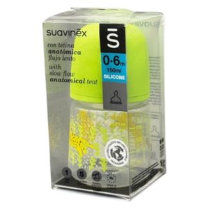  Suavinex S FEED BOT 150 ANA S S1S Jungle  Baby Bottle - Green 