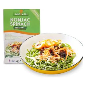  KETOS Konjac Spinach Noodles - Gluten-Free - Wheat-Free - Zero Fat - 270g 