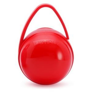 Suavinex Schnullerbox - Pacifier and Teething Toy Holder - Red