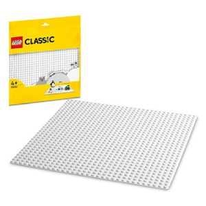  Lego Baseplate - White 