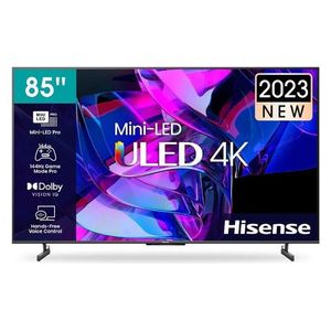  Hisense 85-Inch U7K Series - Smart - 4K - Mini-LED - 120Hz 