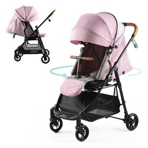 Moon Revo 360 Degree Swivel Baby Stroller - Pink