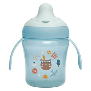 Suavinex Learning Cup - Baby Bottle - Blue - 200ml - 6 months and above