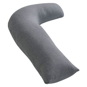 Moon Organic L-Shaped Pregnancy - Nursing Pillow - Gray