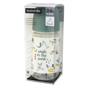  Suavinex Baby Feeding Bottle - Green 