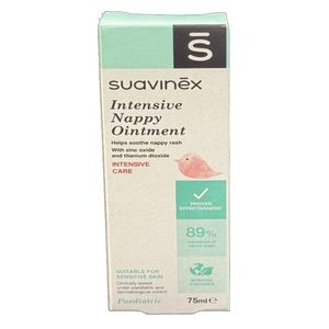 Suavinex Intensive Nappy Cream  - Diaper Rash Ointment for Sensitive Skin - 75 ML