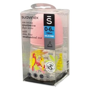 Suavinex Baby Feeding Bottle - Pink 