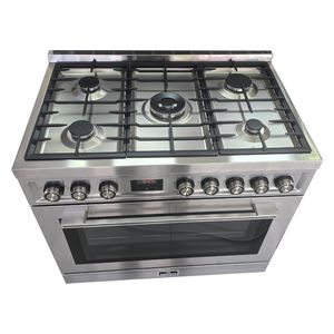 Mondin GGXPROF-T - 5 Burners - Gas Cooker - Steel