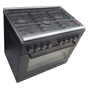طباخ موندين غازي - 5 مشاعل - S95GGBM - اسود