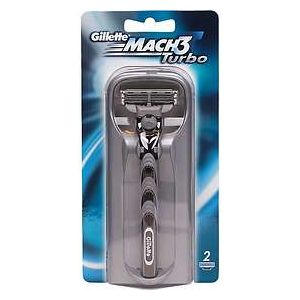  Gillette Mach3 Turbo Razor - provides a smooth precise shave with reduced skin irritation 