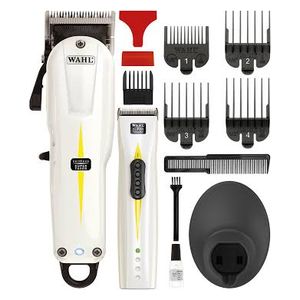  Wahl Super Taper - Cordless Hair Clipper - up to 90 Minutes - White 