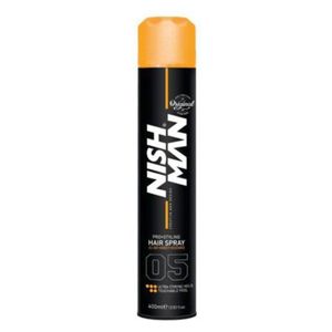  Nish Man 05 Pro Styling Hair Spray - Ultra Strong Hold, 400 ml 