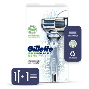  Gillette SkinGuard Sensitive Razor - smooth shave for sensitive skin, Silver 