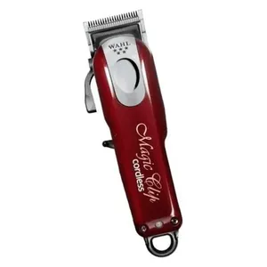  Wahl Professional 5-Star Cordless Magic Clip - Hair Clipper - up to 100+ Minutes - Red 