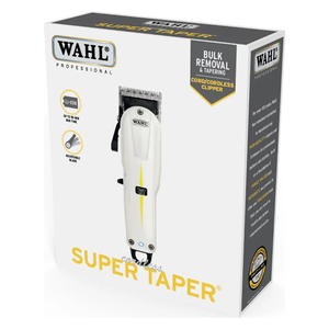 ماكنة حلاقة وال - Cordless Super Taper - أسود-أبيض