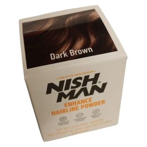  Nish Man Enhance Hairline Powder Dark Brown 