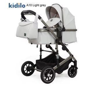  Kidilo A10 - Baby Stroller - Light Gray 